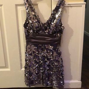 Short sequins dress